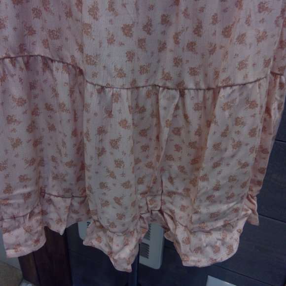 Cang Floral Top With Back Tie M L USA - Picture 7 of 11